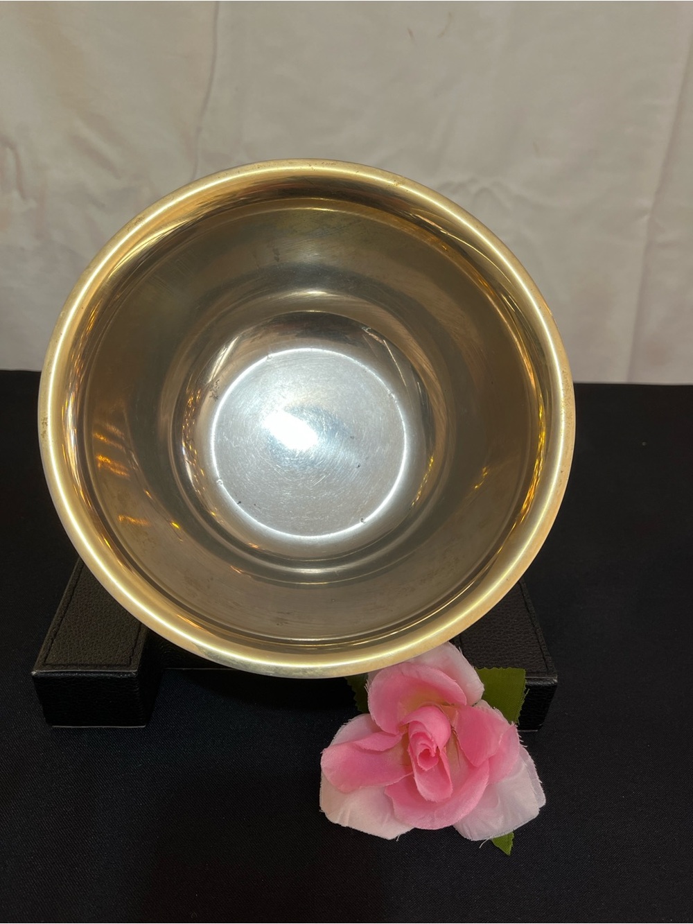 Vintage Polish Brass Footed Bowel